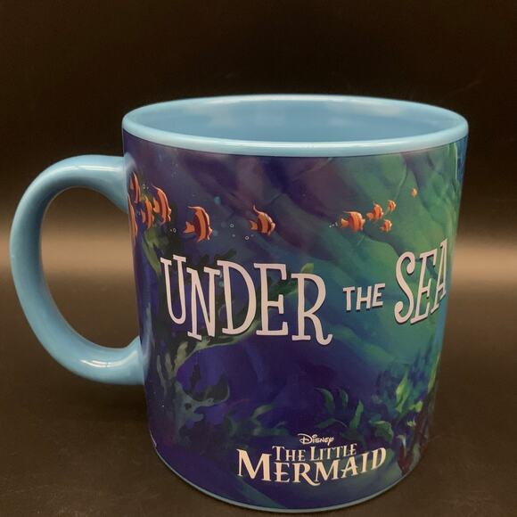 NEW Disney The Little Mermaid Musical Mug Plays “Under The Sea” Coffee Tea Cup - Picture 5 of 16